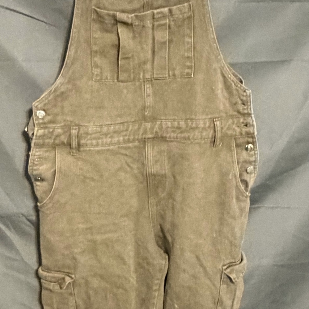 Wild Honey Olive Green Overalls